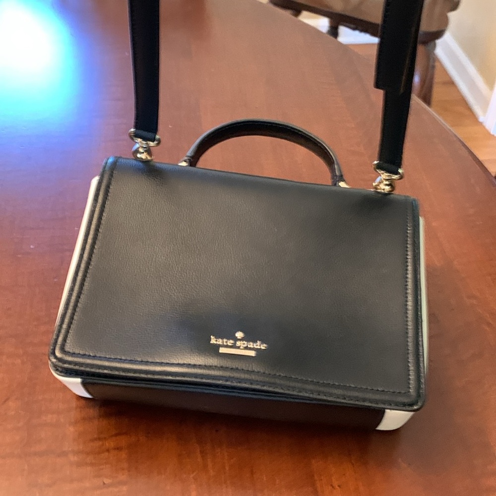 Kate Spade Black Textured Leather Bag - Picture 4 of 4